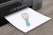 Cute Baking Tools, a Food Illustration by PaintPixelCo (Thumbnail 14 of 15)