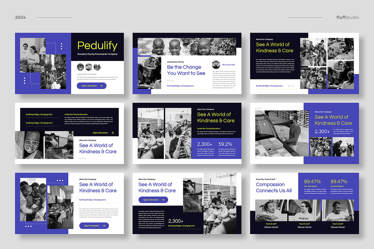 Nonprofit Organization Keynote, a Presentation Template by fluffstudio (Photo 2 of 4)