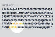 Midmoon Gothik typeface family, a Sans Serif Font by Andy Peat (Thumbnail 5 of 9)