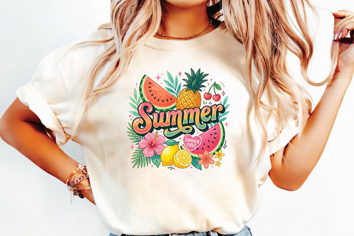 Watermelon Pineapple Sublimation, a Seasonal Illustration by DreamPrint404 (Photo 2 of 6)