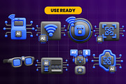Artificial intelligence 3d Icon Pack, an Object 3D Model by Ui Stock (Thumbnail 4 of 6)