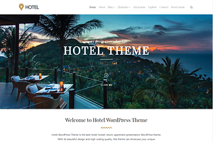 Hotel Spa & Resort WordPress Theme