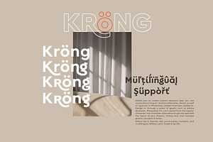 Krong Sans Serif