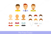 Man avatar creator and male icon set, an Emoji Icon by Teneresa (Thumbnail 1 of 2)