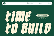 CS Weslia Drawn, a Blackletter Font by Craft Supply Co. (Thumbnail 3 of 8)