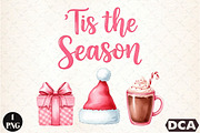 Tis The Season Christmas PNG, an Illustration by DreamCafeArt (Thumbnail 1 of 6)