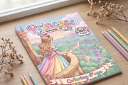 Magical Princess Coloring Book Vol37, a Person Illustration by ikarifq shop (Thumbnail 2 of 7)