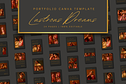 PORTFOLIO CANVA TEMPLATE, a Magazine Template by The Little Lily Studio (Thumbnail 1 of 5)