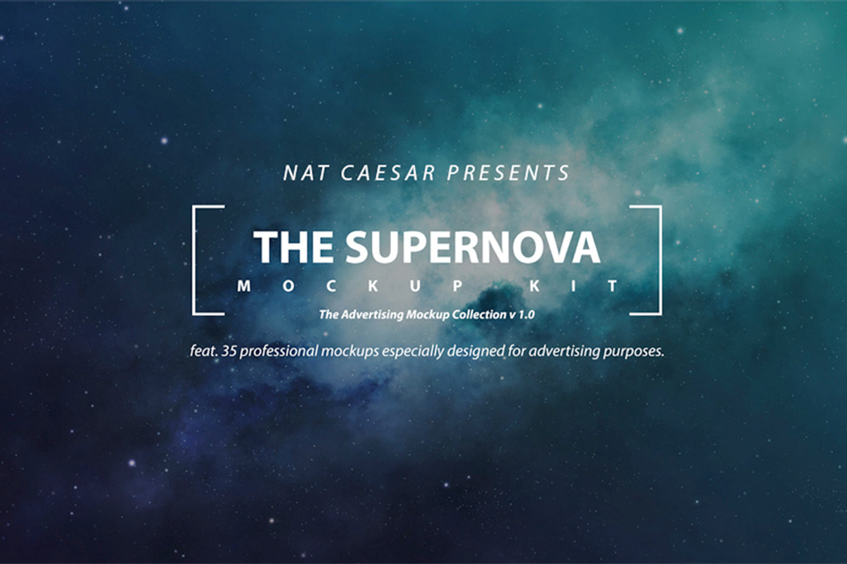 The Supernova Mockup Kit, an Advertising Mockup by Graphic Xtreme (Photo 1 of 9)
