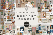 NURSERY PRINTS BUNDLE (1,000+), a Background Graphic by Lana Elanor (Thumbnail 1 of 12)