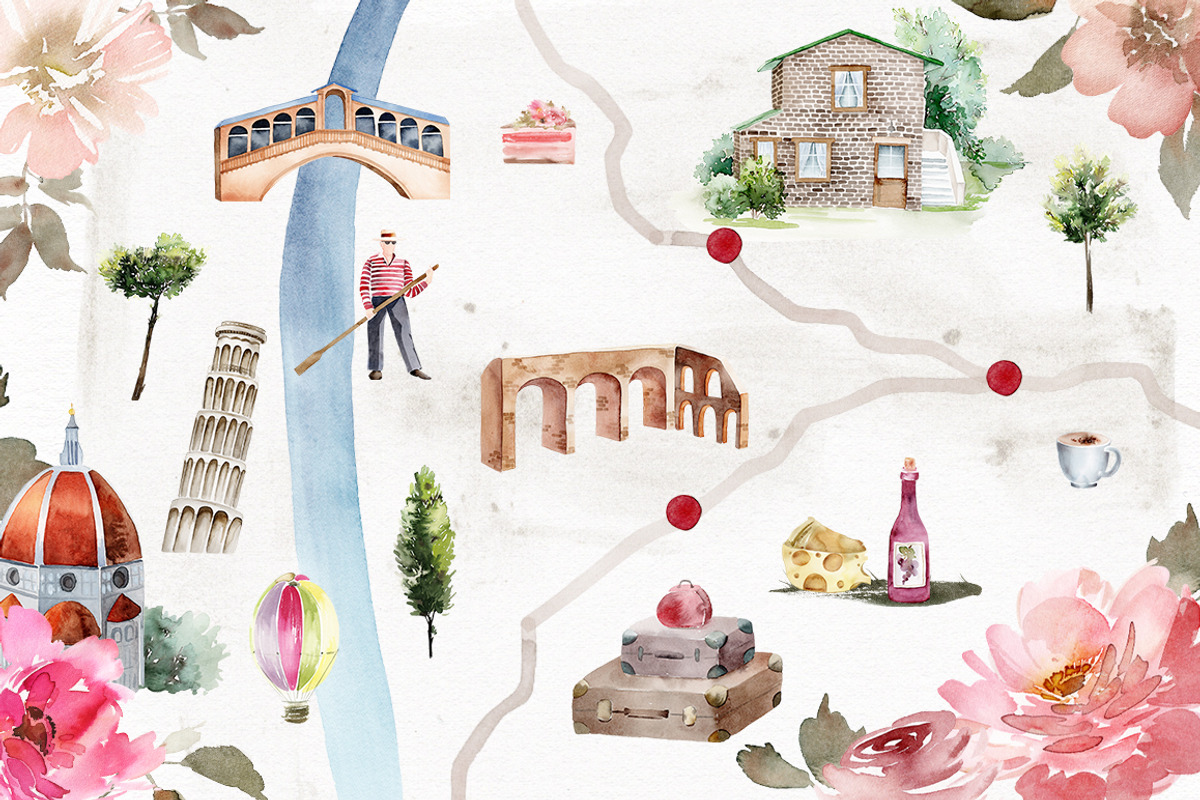 Erin | Wedding Map Creator Set, an Illustration by Karma (Photo 5 of 37)