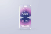 iPhone 14 Pro Clay Mockup Set, an iPhone Mockup by Deeplab (Thumbnail 7 of 18)