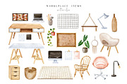 Bohemian House Watercolor Set, an Animal Illustration by Natalia Fedorova (Thumbnail 9 of 21)