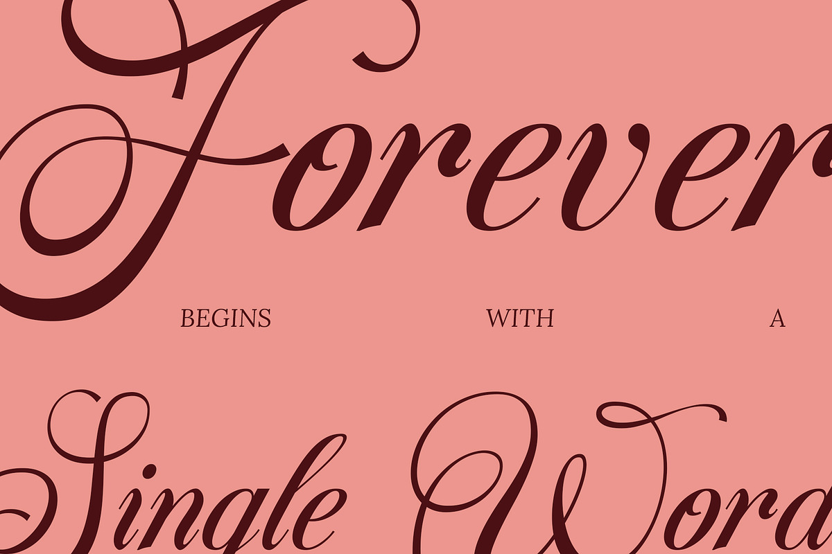 Roselune Scriptoria - Script Font, a Script Font by Inviline.co (Photo 5 of 10)