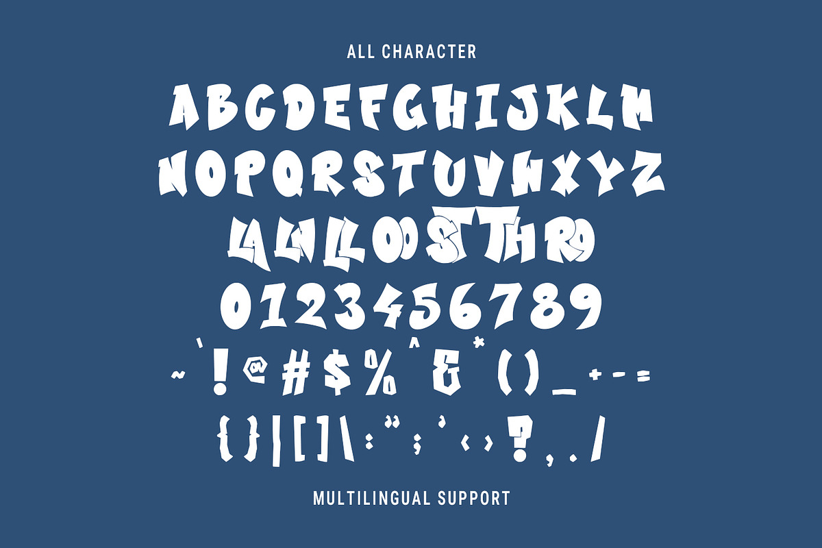 Rozams Graffiti Display Font, a Font by Maulana Creative (Photo 6 of 7)