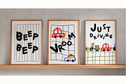 Road Alphabet Vector Set, an Object Graphic by The Journey Atelier (Thumbnail 7 of 11)