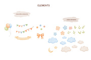 Watercolor Animal Airplane Clipart, an Animal Illustration by ElenaPlatovaArt (Thumbnail 8 of 12)