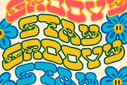 Neon Daze - Psychadelic Font, a Font by PutraCetol Studio (Thumbnail 11 of 11)