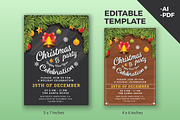 Christmas Party Invitation Template, an Invitation Template by Raftel (Thumbnail 1 of 4)