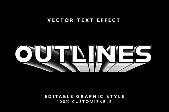 Striped Bold Long Shadow Text Effect preview 3