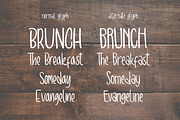 Brunch Brunch Font, a Script Font by Suhandi (Thumbnail 4 of 4)
