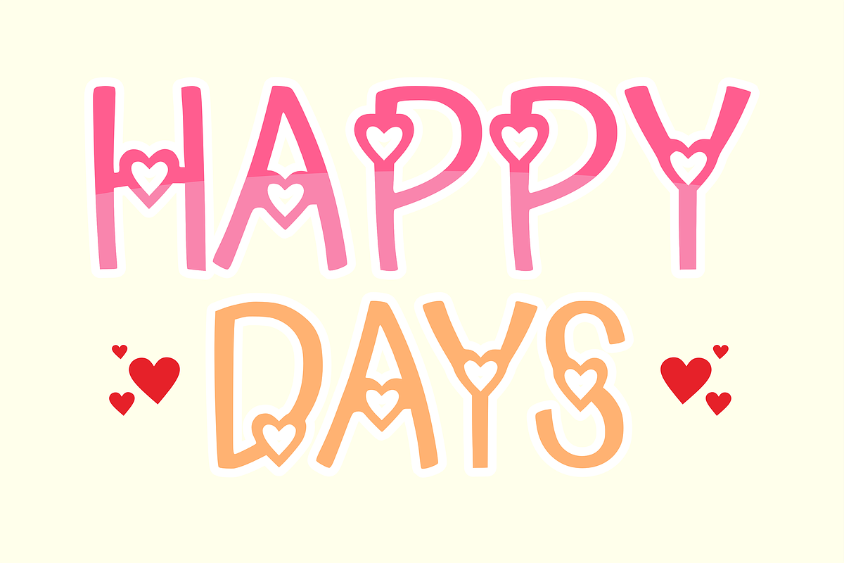 Valentine Day - Cartoon Font Types, a Font by KiddoGlyphs Studio (Photo 3 of 3)
