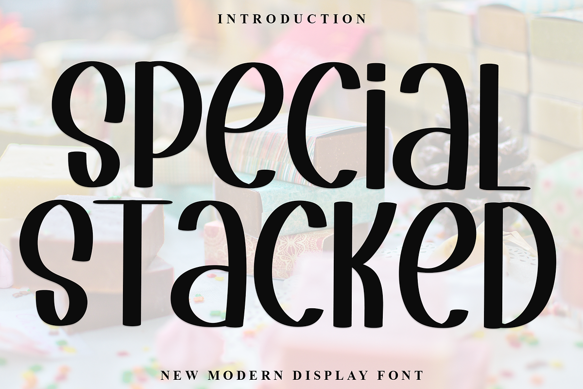 Special Stacked, a Sans Serif Font by InermediaSTUDIO (Photo 1 of 8)