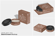 Beard Cream Mockup, a Packaging Mockup by Unerispace (Thumbnail 1 of 5)
