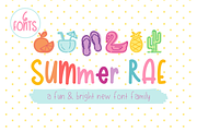 Summer Rae | Font Family of 6, a Script Font by Jande Summer (Thumbnail 1 of 4)
