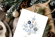 Watercolor Clipart - ROYAL CHRISTMAS, a Decorative Illustration by Beigetime (Thumbnail 6 of 15)