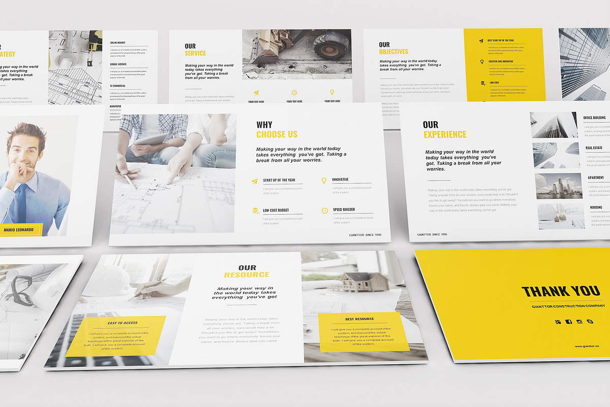 Construction Keynote Template, a Presentation Template by Incools Stokie (Photo 9 of 10)
