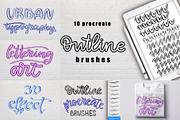 Procreate 500+ Brushes Bundle, a Brush Add-On by Almazova Dolzhenko (Thumbnail 17 of 21)
