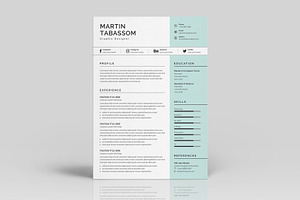 Resume/CV And Business Card Template