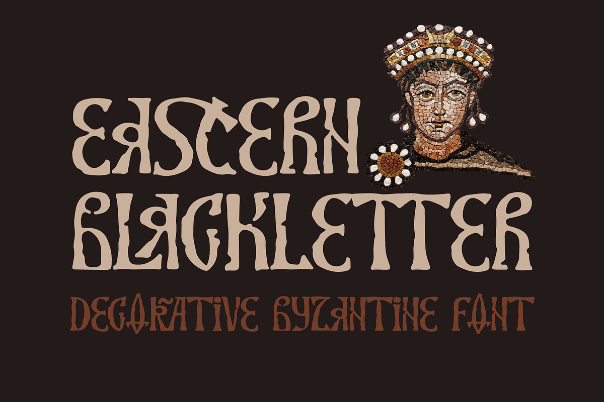 Eastern Blackletter – Byzantine Font, a Blackletter Font by kaer_shop (Photo 1 of 12)