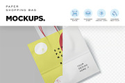Shopping Bag Mockup, a Packaging Mockup by megostudi0 (Thumbnail 5 of 8)