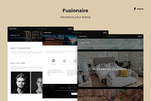 Fusionaire Framer Website Template