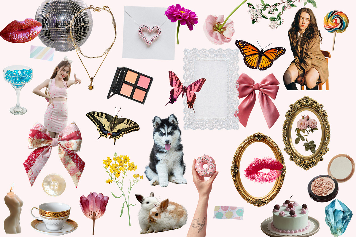 Sweetheart Scrapbook Girly Collage, an Object Graphic by SunnyAfternoons (Photo 9 of 10)