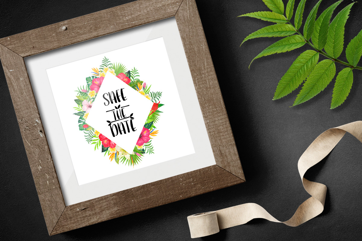 Watercolor Tropical Clip Art, an Illustration by Elly Studio (Photo 6 of 9)