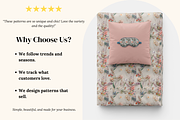 Paper Cut Floral Pattern Set, a Pattern Graphic by Ninterints (Thumbnail 3 of 14)