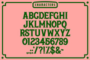 Rose City Antiques Font, a Font by MightySHORT (Thumbnail 2 of 3)