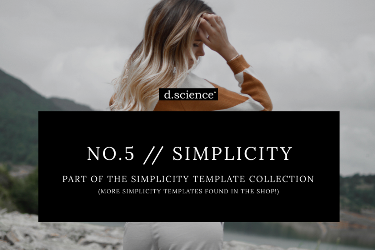 MINI EBOOK TEMPLATE | SIMPLICITY #5, a Magazine Template by Template Monkey @dscience (Photo 10 of 10)