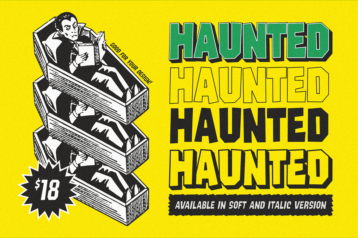 Maligoth Horror Fonts, a Sans Serif Font by 24Design Studios (Photo 2 of 9)