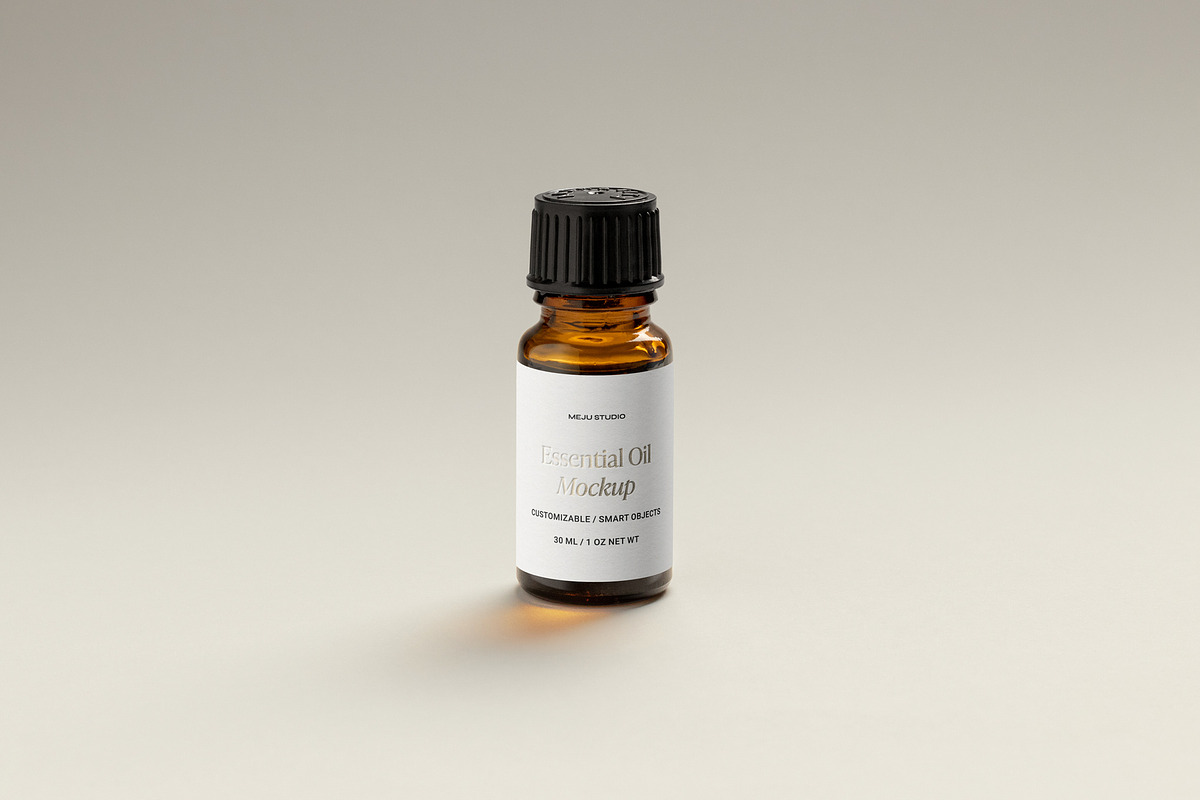 Essential Oil Bottle Mockup Bundle, a Packaging Mockup by Wildfield Studio (Photo 6 of 10)