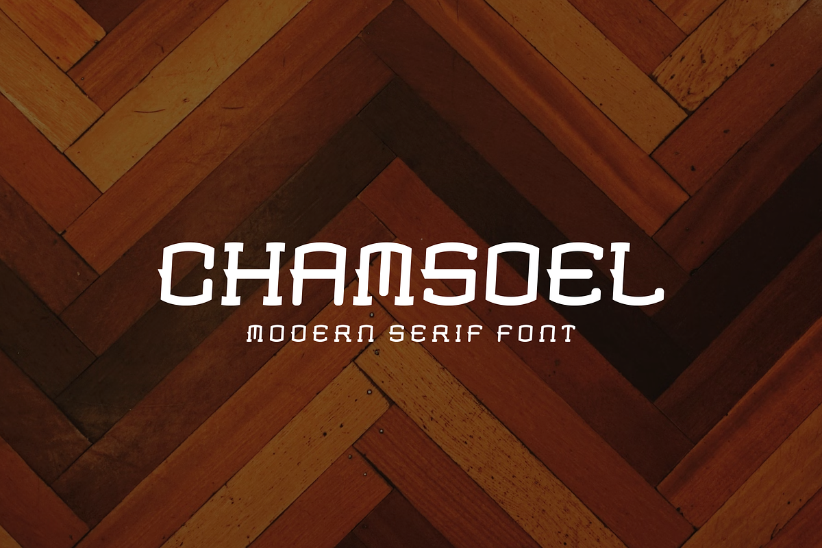 Chamsoel - Font, a Serif Font by artchiles_design (Photo 1 of 5)