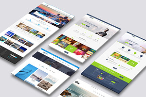 Multi Dimension Website Mock-Up 01