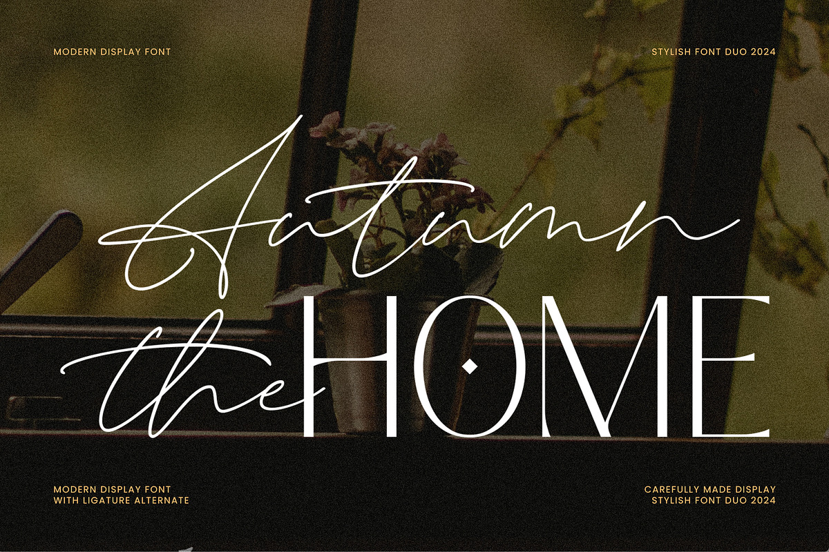 Ragadyan - Modern Duo Font, a Script Font by Inviline.co (Photo 5 of 18)