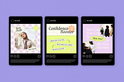 Y2K Fashion Sale Instagram Pack, a Social Media Template by graphicook (Thumbnail 4 of 6)