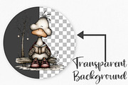 Whimsical Geese Clipart Bundle, an Illustration by Canvas Craft (Thumbnail 2 of 7)