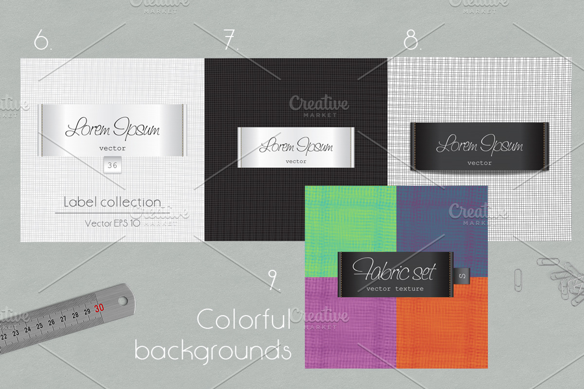 Labels collection, a Shirt Mockup by A.Lila (Photo 3 of 3)