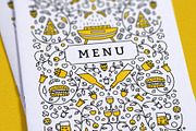 Menu for premium restaurants, a Brochure Template by Hellgram (Thumbnail 1 of 5)